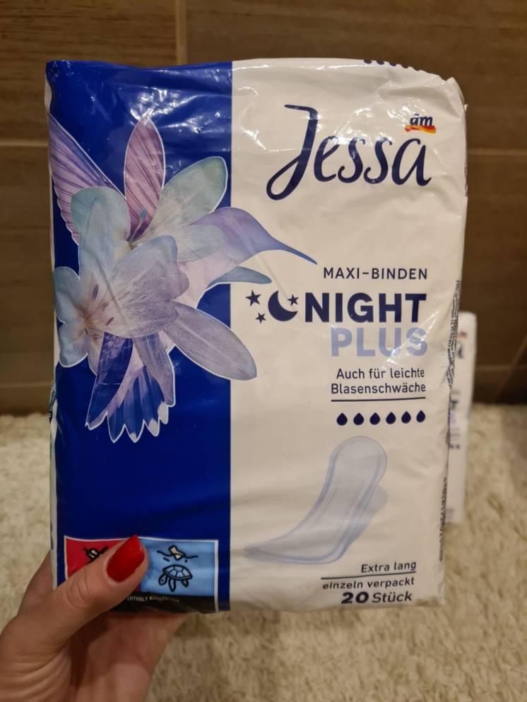 Нічні гігієнічні прокладки Jessa Night Plus