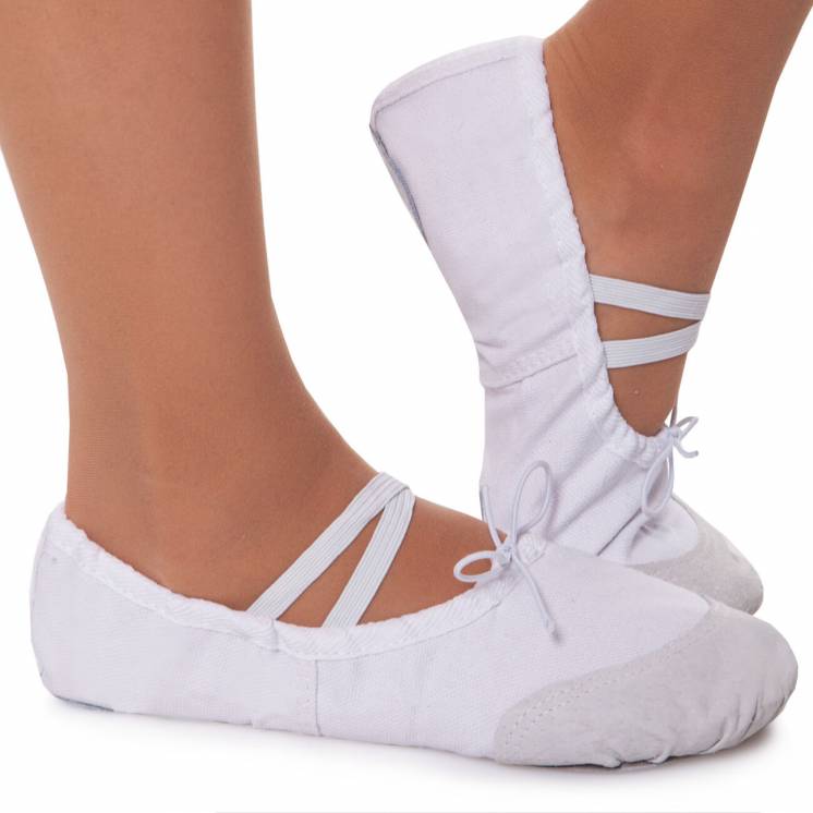 Балетки белые обувь для хореографии оптом