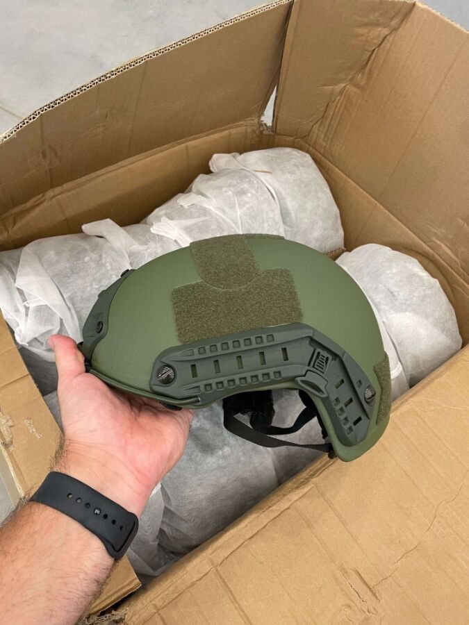 Баллистический шлем США NIJ IIIA Military FAST