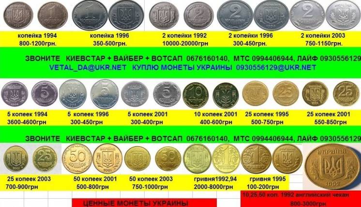 куплю монеты Украины , монеты СССР, куплю медали, ордена.