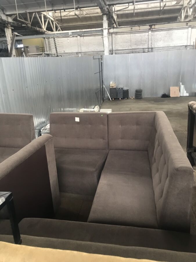 Продам бу коричневый диван п-образный в отличном состоянии
