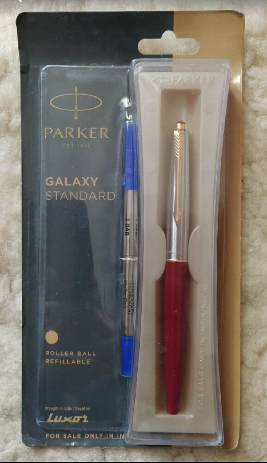 Ручка роллер Parker 45 Galaxy Standard Red. Акция.