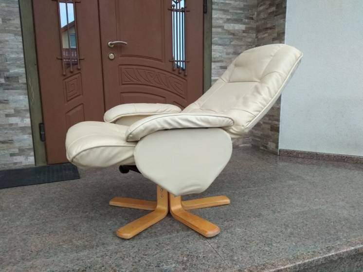 Шкіряне крісло реклайнер, кожаное кресло релакс, відпочинкові, стул