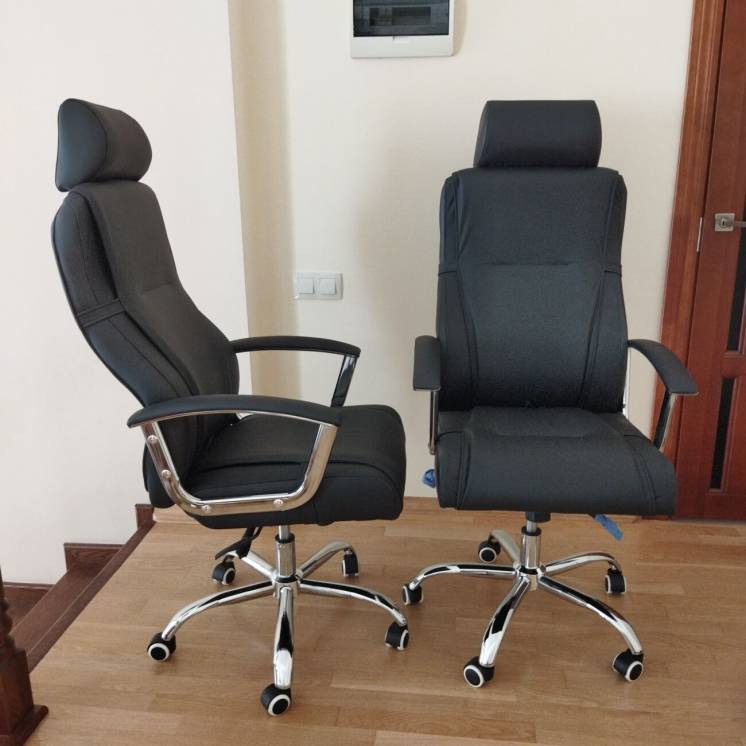 Нові шкіряні офісні кріслі Garne Kriselechko, офисное кресло комплект