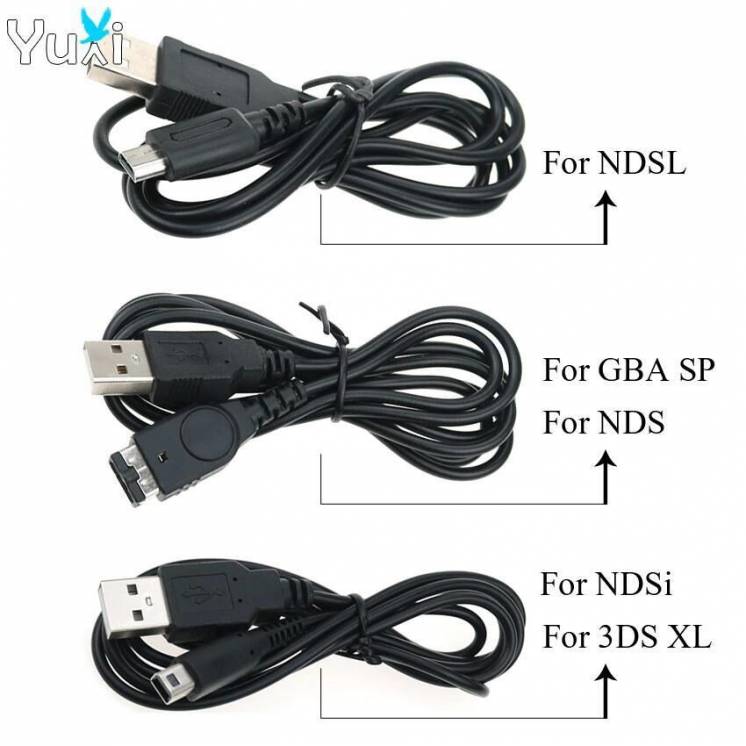 USB зарядка шнур кабель для 3DS XL NDSI GBA SP NDS NDSL