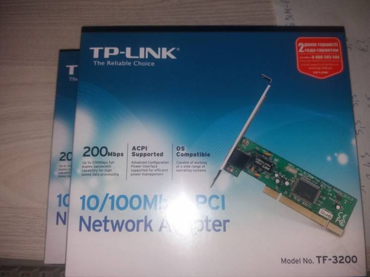 TP-LINK TF-3200 10/100 мережевий адаптер PCI сетевая плата