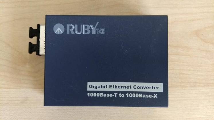 Гигабитный медиа конвертер RUBYtech GE-C301 2шт.