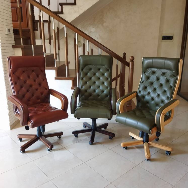Кожаное кресло Garne Kriselechko, нове крісло для директора